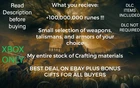 New ListingXbox Elden Ring + SOTE Runes, Weapons, Armors, Talismans, and Crafting Materials