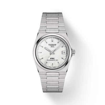 Tissot PRX 35mm White Dial Stainless Steel Unisex Watch T1372071111100