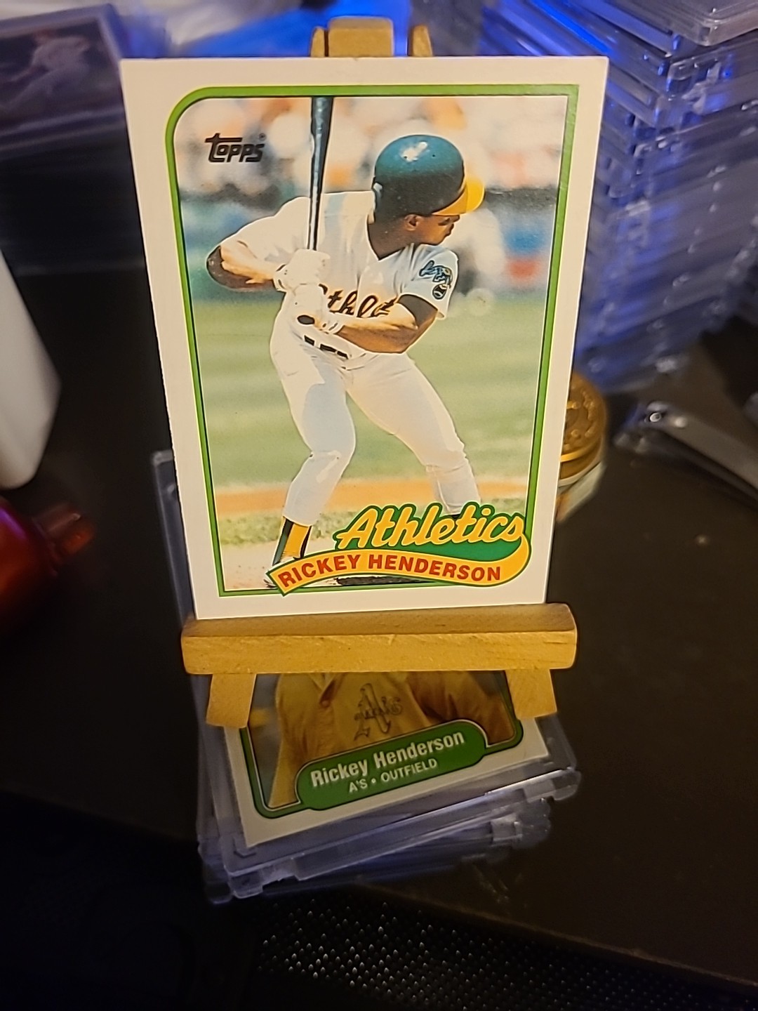 1989 Topps Traded - Rickey Henderson #48T Tiffany New York Yankees