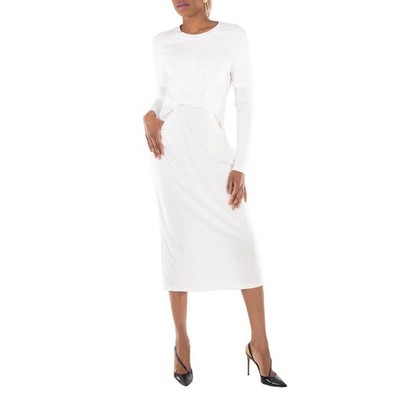 Loewe Crepe Jersey Draped Dress