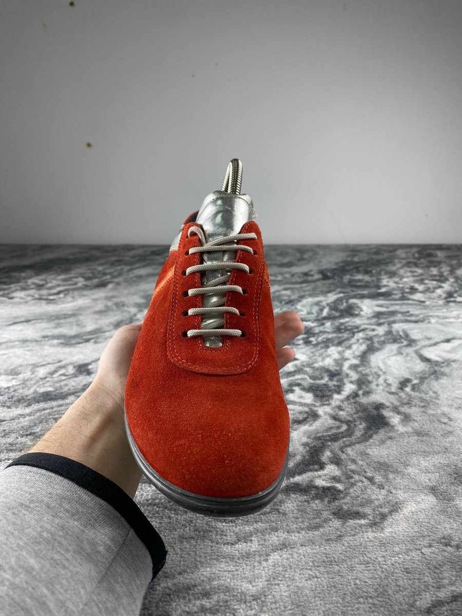 Prada Sport Suede Colorblock Pattern Athletic Sneakers Women Size