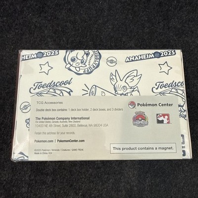 Pokemon World Championships 2025 Anaheim Varsity Double Deck Box