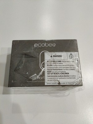 NEW ecobee SmartSensor for Doors and Windows - Pack of 2 (EB-DWSHM2PK-01)