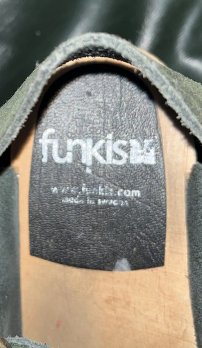 Funkis Sweedish Wood Clog Green 38 US 7.5 - Picture 8 of 10