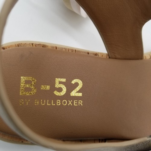Sandalias B-52 By Bullboxer para mujer doradas de imitación de cuero talla 8 - Imagen 6 de 7