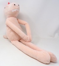 Pillowfort Plush Pink Peach Dinosaur Dino Throw Buddy Pillow