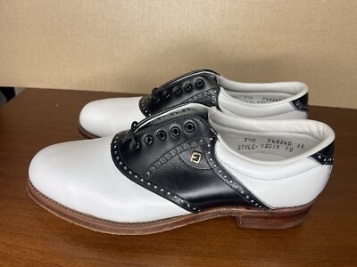 Footjoy Golf Shoes Leather With Metal Spikes Size 7.5 | eBay