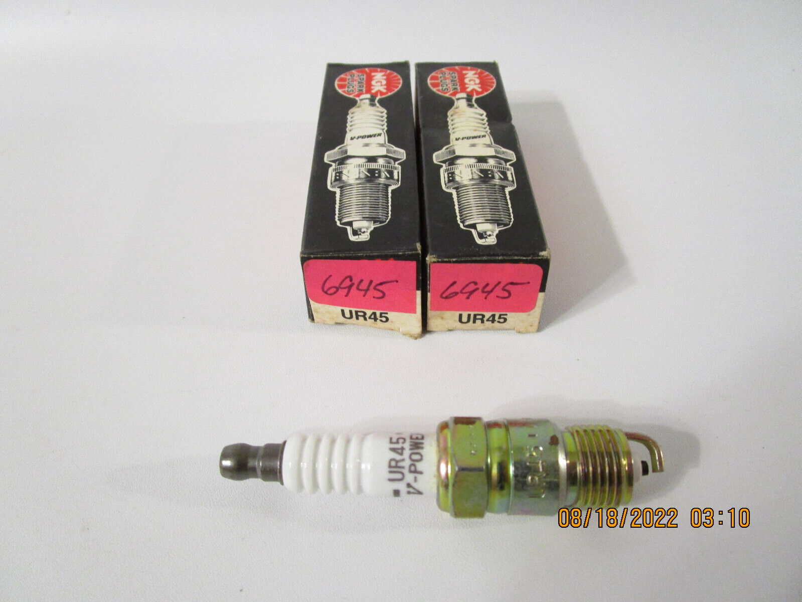 2 Spark Plugs VIN: A NGK 6945 2 pack
