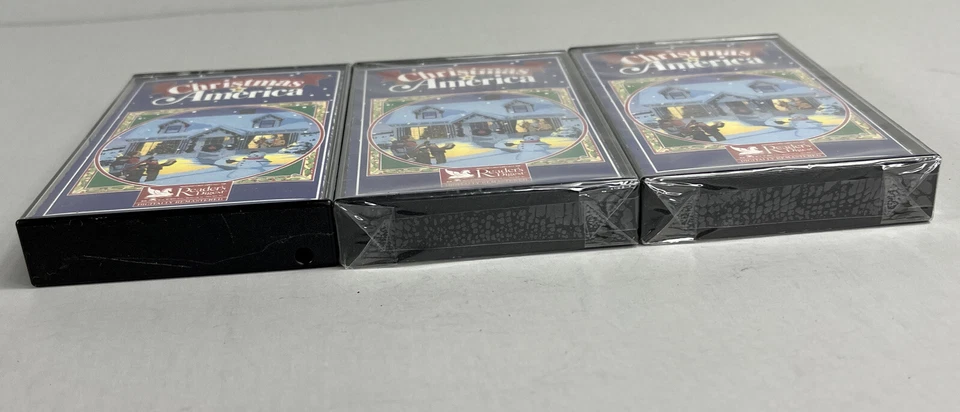 Set of Christmas In America READERS DIGEST Holiday 3 Cassette Tapes 1988 - Image 2 of 4