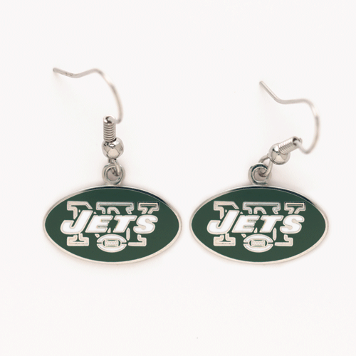 NEW YORK JETS OHRRINGE NEU & OFFIZIELL LIZENZIERT - Bild 1 von 1