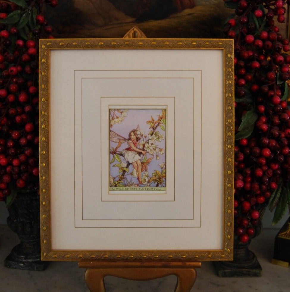VINTAGE THE WILD CHERRY BLOSSOM FAIRY BY CICELY M BARKER MAT