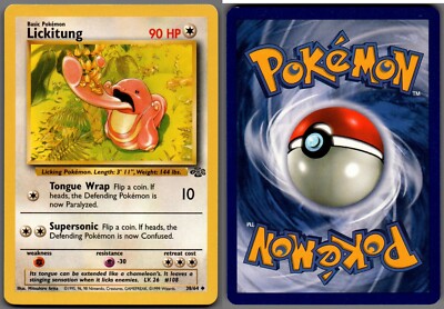 1999 Pokemon, Jungle, #38/64 Lickitung, Uncommon | eBay