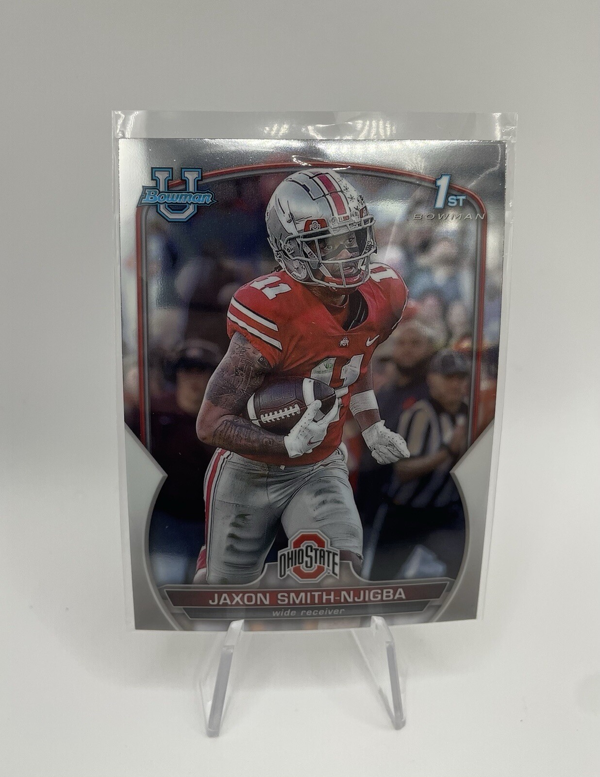 2022 Bowman University Chrome - Refractor #78 Jaxon Smith-Njigba (RC)