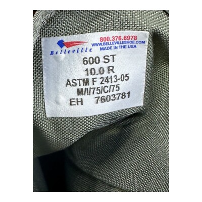 Belleville 600 ST Military Combat Boots 10R ASTM F2413-05 EH