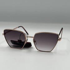 Foster Grant Fashion Sunglasses 59139FGX616 Cat Eye Rose Gold Frame 100 UVA-UVB