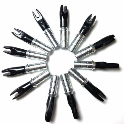 12PCS Archery Internal Arrow Pin Nocks for ID3.2//4.2//6.2mm Shaft Bow Hunting