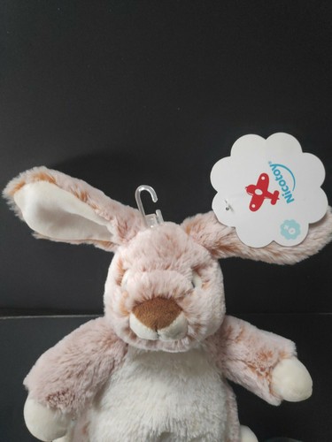 Peluche doudou Lapin Marron Blanc Simba Toys Nicotoy - Photo 2/8