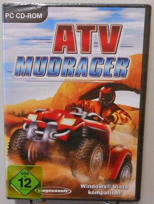 PC Spiel Software CD-ROM ATV Mudracer Quad Rennen Meisterschaft Training #T43