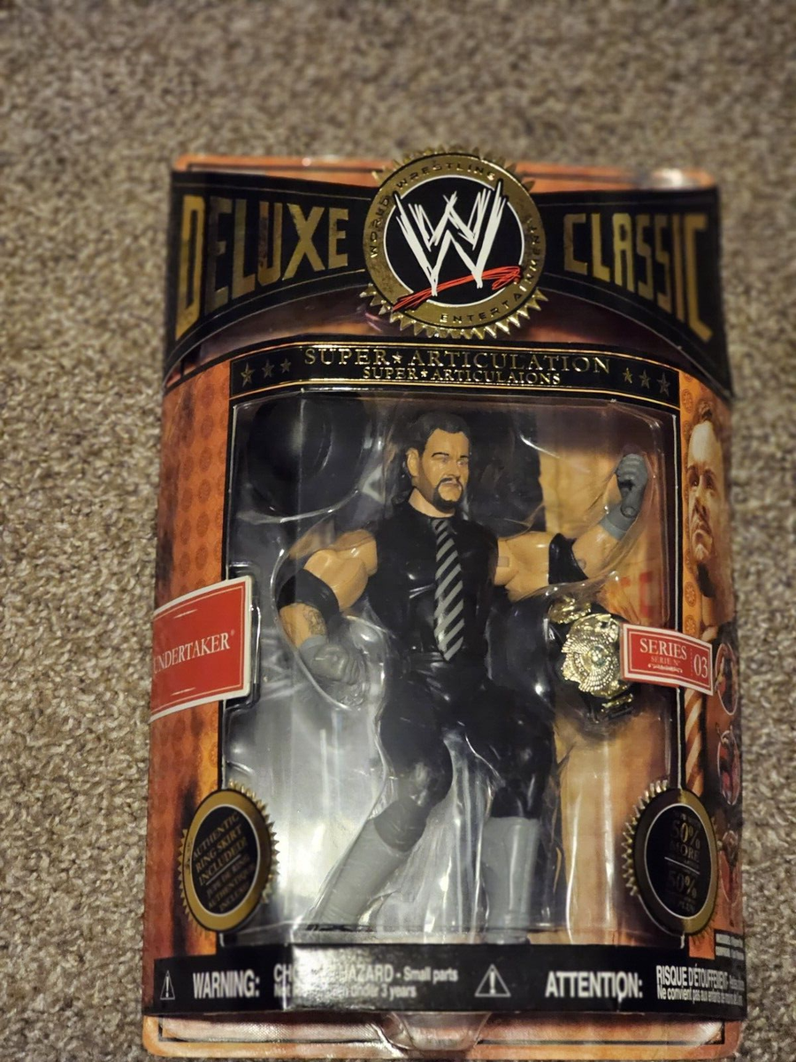 wwe UNDERTAKER DELUXE CLASSIC SUPERSTARS SERIES 3 jakks moc