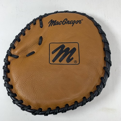 MacGregor Infield Training Baseball Glove Flat Pancake Throw Practice
