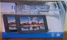 Naviskauto 10.1'' Dual Screen  Car Portable or Headrest Duel Video DVD Player 