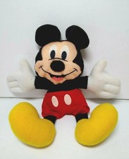Applause MICKEY MOUSE PLUSH Bean Bag Plush Toy Collectible Flat Mickey 7.5 Inch