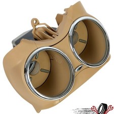 Dual Cup Holder Tan For Mercedes-benz Cls55 63 Amg Cls500 550 06-11 Front