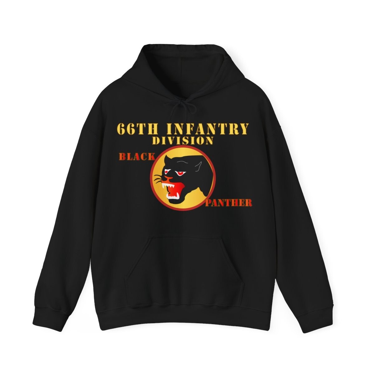 Hoodie - 66th Infantry Div - Black Panther X 300-image