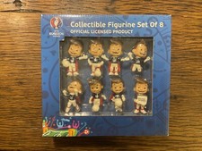 Fußball EM UEFA Euro 2016 Frankreich Maskottchen Super Victor 8 x Figur in Box
