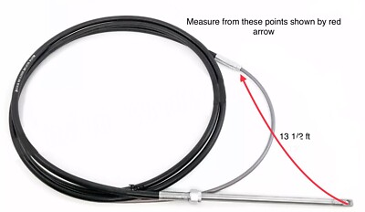 Seastar Boat QC Rotary Steering Cable SSC6273 | 13.5 Foot