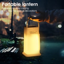 Image of Camping Light LED Tent Lantern Lamp Table Night Light Portable Bluetooth Speaker