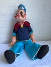 Vintage Popeye Doll Gund Mfg King Feature NY 20" With Tattoos