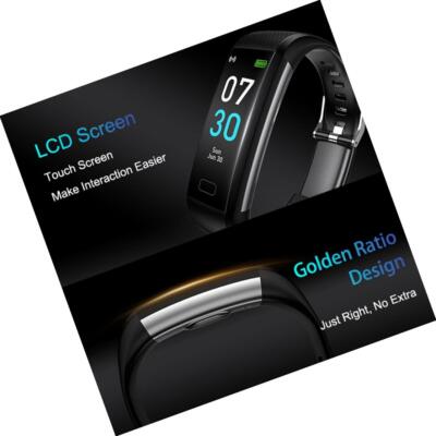 Fitness Tracker with Heart Rate Monitor/Step Counter/Calories