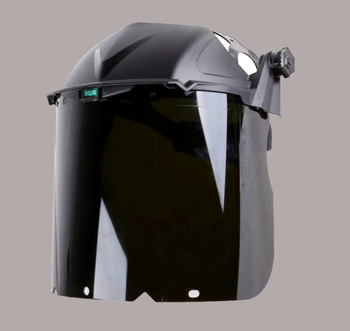 MSA V-Gard Hi-Impact -Shade 5- Face Shield Fully Adjustable Headgear Tinted Lens - Picture 4 of 7