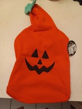 Sudadera con capucha Thrills & Chills Pumpkin para perro - Talla S NUEVA
