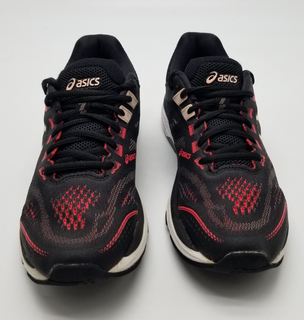 ASICS GT 2000 Black Pink Running Shoes Womens Size Clean