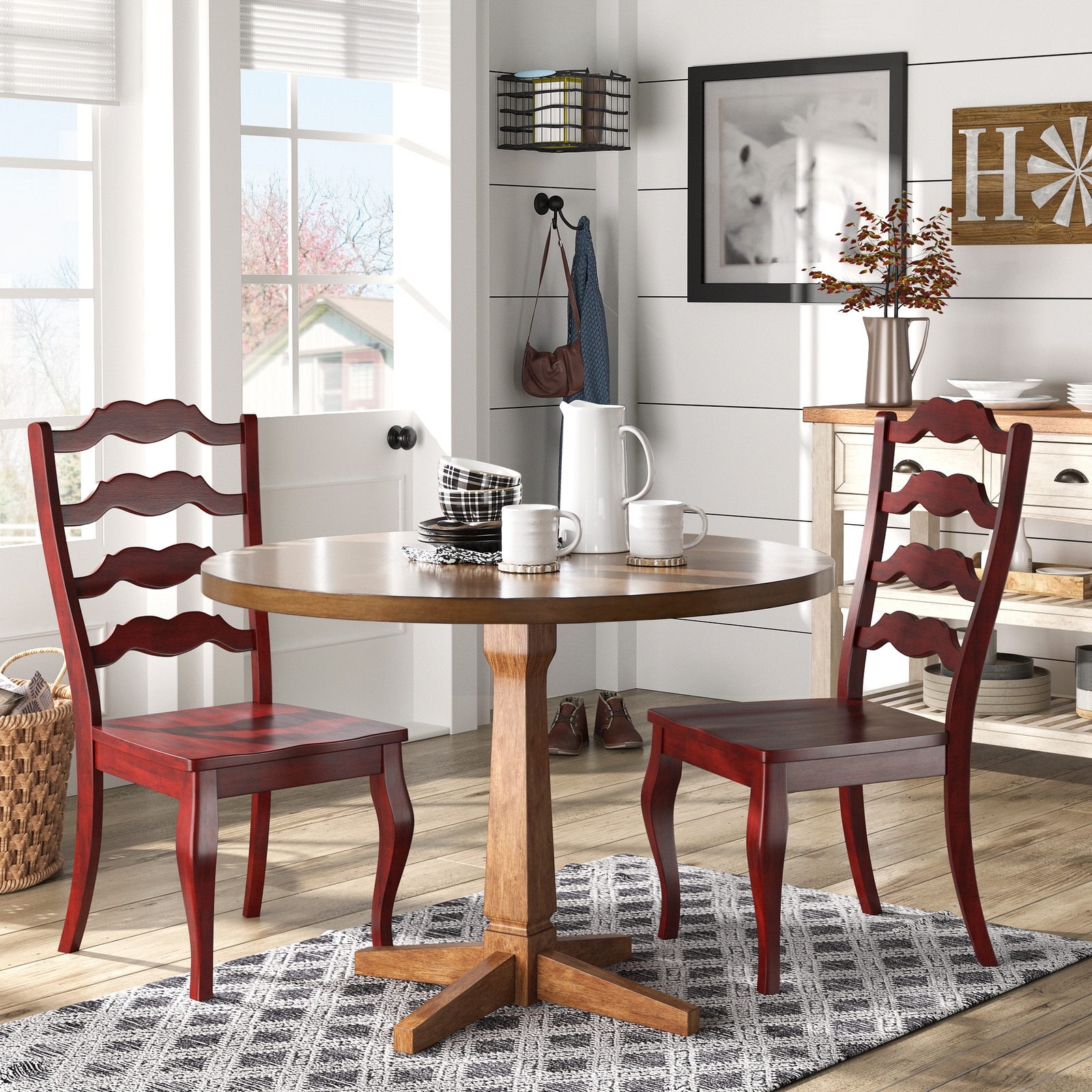 Eleanor Ladder Back Dining Chair (Set of 2) by iNSPIRE Q eBay