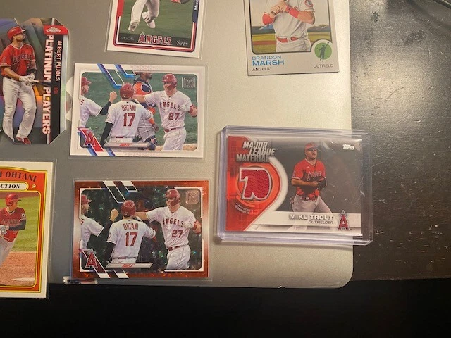 Mike Trout 2021 Topps Major League #MLM-MT - Angels Team Card SP 122/199 + 7 LOT - Image 3 of 4