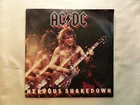 AC/DC ACDC Nervous shakedown PICTURE SLEEVE UK 7" 45 rpm vinyl record RARE!!!