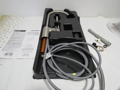 Moen Align Spot Resist Stainless One-Handle Pulldown Kitchen Faucet 7565SRS Used