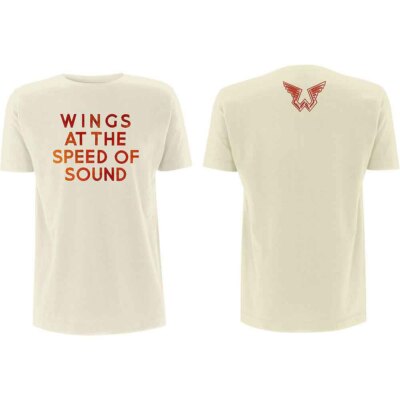Paul McCartney Wings At The Speed Of Sound T-Shirt Neutral New