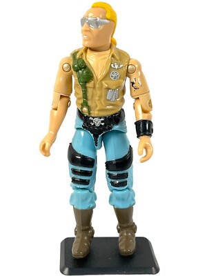 中古カスタムキュー　Joe Sanko 1B1S GI Joe 1987 ZANZIBAR V1 Vintage 3-3/4” Action Figure Dreadnok