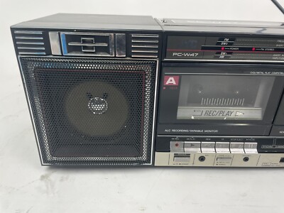 VTG JVC PC-W47 Portable Radio Boombox AM/FM Cassette Recorder | eBay