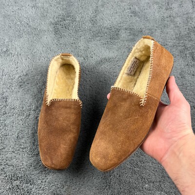 Clarks Limited Edition Brown Petersburg Tan Suede Womens Sheepskin Slippers  UK3 UK