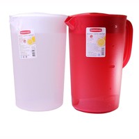 Rubbermaid One Gallon Pitchers Red And White Pitcher 1 Red, 1 White on sale Rubbermaid One Gallon Pitchers Red And White Pitcher 1 Red, 1 White on sale