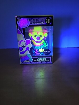 Funko Pop Killer klowns From outer Space Jumbo BLACKLIGHT spirit Exclusive 931