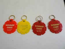 4 Vintage Las Vegas Breloki Barbary Coast Royal Inn Kasyna