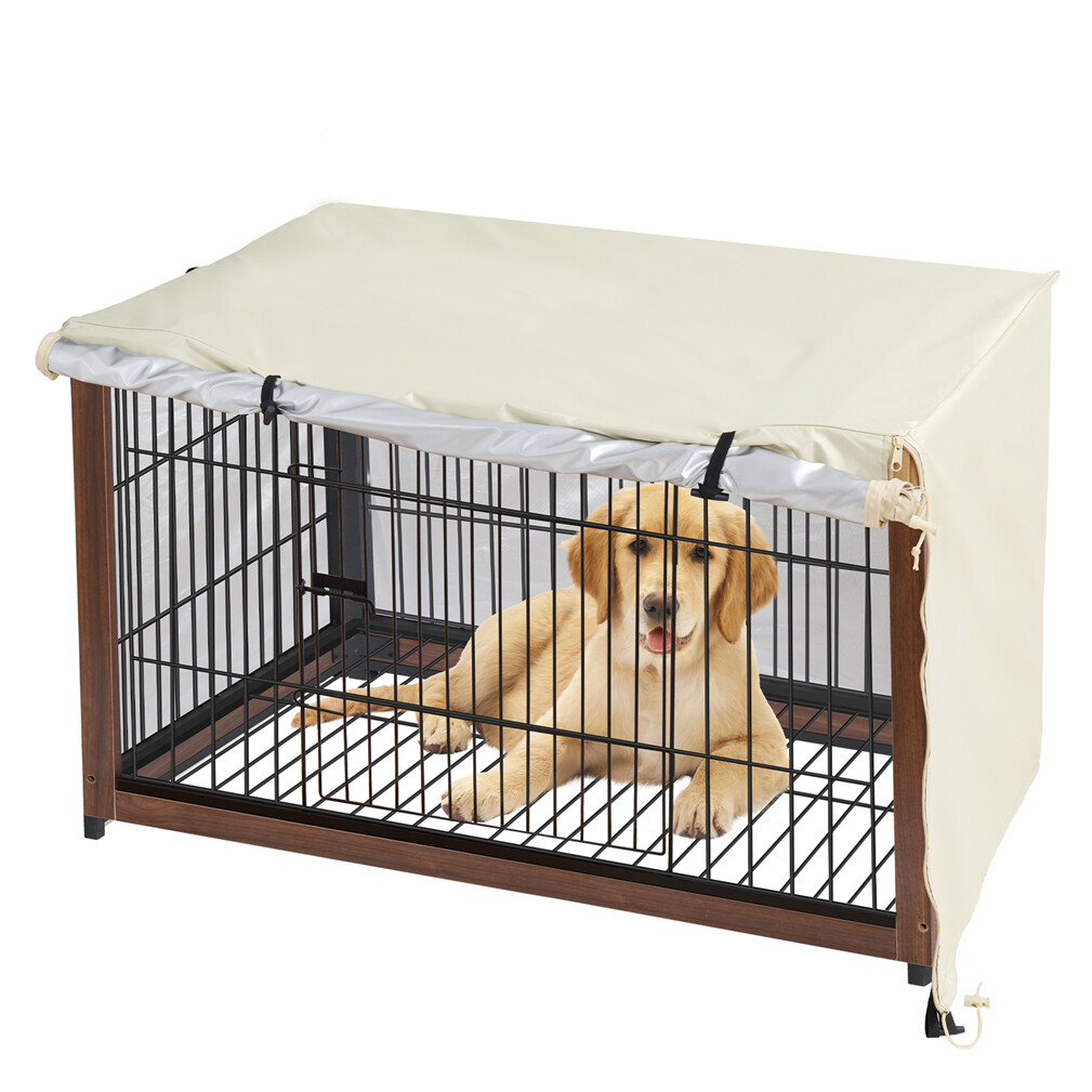 Waterproof Dog Crate Cover Pet Dog Kennel Cage Cover Oxford Cloth