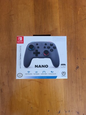 Official Nintendo Switch NANO Enhanced Wireless Controller [ Grey Neon ] NEW