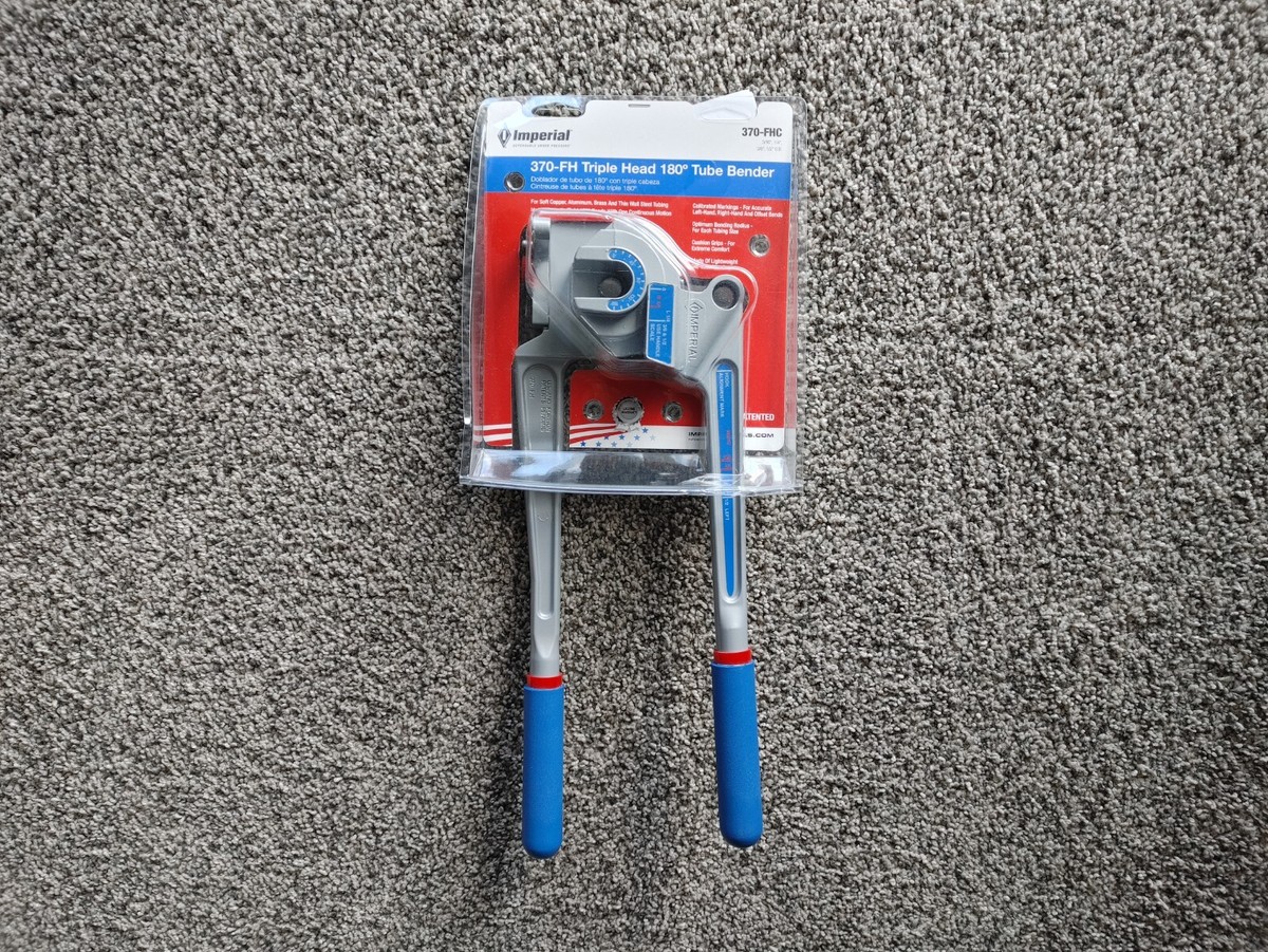 Imperial Tool 370FH Triple Head 180 Degree Tube Bender: 3/16 Imperial Tool 370FH Triple Head 180 Degree Tube Bender: 3/16